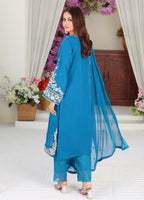 Daastan by Polawn Embroidered Unstitched 3 Piece Chiffon Suit PD-23-401- Party Wear