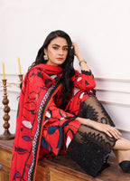 Embroidered Stitched 3 Piece Lawn Suit PD-24-101-A-Ready to Wear