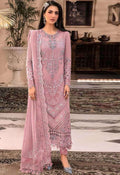 Embroidered Unstitched 3 Piece Net Suit MBC-BD-2603-25 - Party Wear