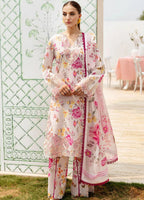 Embroidered Lawn 3 Piece Unstitched Suit RL-N-608 - Summer Collection