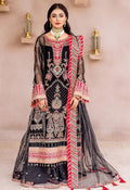 Embroidered Chiffon 3 Piece Unstitched Suit ALC-JAHAN ARA-24 - Party Wear