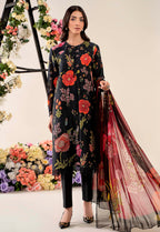 Embroidered Lawn 3 Piece Unstitched Suit MBL-MPT-2607-B-25 - Summer Collection