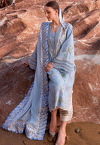 Embroidered Lawn 3 Piece Unstitched Suit CSSL-D07-B-25 - Summer Collection