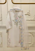 Embroidered Organza 3 Piece Semi Stitched Suit AG-S112013-25 - Party Wear
