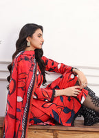 Embroidered Stitched 3 Piece Lawn Suit PD-24-101-A-Ready to Wear