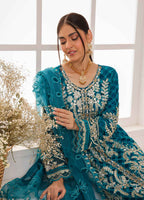 Shehnai By Polawn Embroidered Stitched 3 Piece Chiffon Suit PD-24-1002 - Ready to Wear