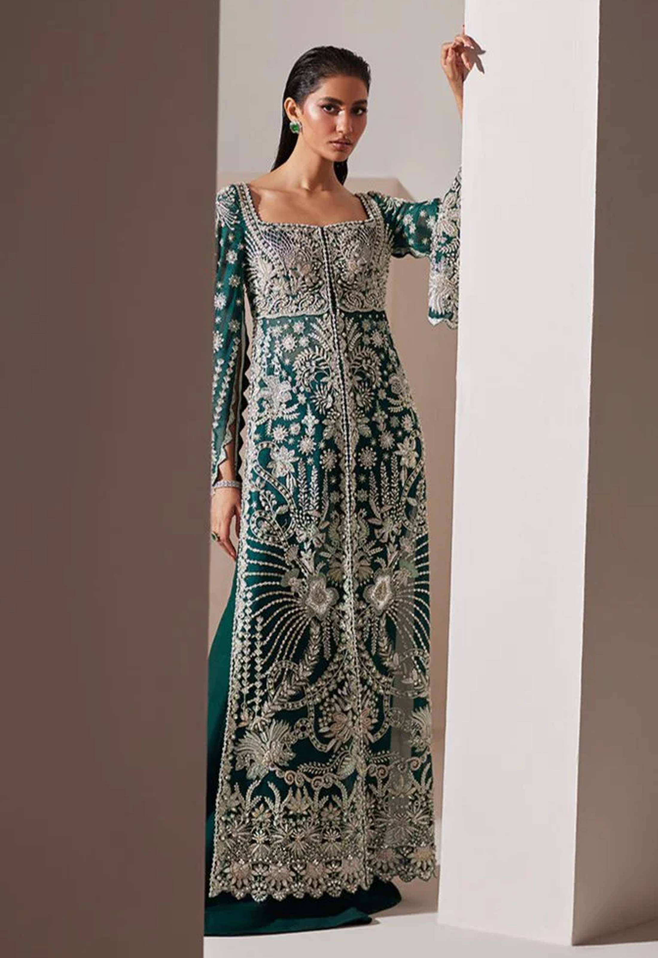 Embroidered Organza 3 Piece Unstitched Suit SOC-LUXE-25 - Summer Collection
