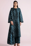 Embroidered Lawn 3 Piece Unstitched Suit GREEN-JL-WM-UR-7079 - Summer Collection