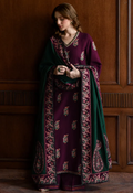 Embroidered Lawn 3 Piece Unstitched Suit ZL-HU-0976-26 - Summer Collection