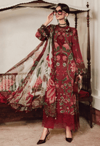 Embroidered Lawn 3 Piece Unstitched Suit MBL-MPT-2709-A-25 - Summer Collection