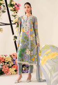 Embroidered Lawn 3 Piece Unstitched Suit MBL-MPT-2604-A-25 - Summer Collection