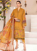 Embroidered Lawn 3 Piece Unstitched Suit MBL-MPT-2202-A-24 - Summer Collection