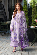 Embroidered Lawn 3 Piece Unstitched Suit JL-MAUVE-26 OMBRE'26 Collection - Summer Collection