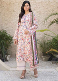 Printed Lawn 3 Piece Unstitched Suit FL-D706-24 - Summer Collection