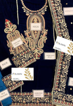 Embroidered Unstitched 3 Piece Velvet Suit ACV-VT-07-A-25 - Party Wear