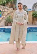 Embroidered Chiffon 3 Piece Unstitched Suit PD-25-444 - Party Wear