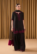 Embroidered Unstitched 3 Piece Silk Suit KO-RUBY - Party Wear