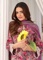 Gulzar By Polawn Printed Stitched 3 Piece Lawn Suit PD-25-302 - Ready to Wear