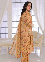 Gulzar By Polawn Printed Stitched 3 Piece Lawn Suit PD-25-305 - Ready to Wear