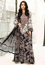 Embroidered Lawn 3 Piece Unstitched Suit MBL-MPT-2608-B-25 - Summer Collection