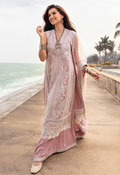 Embroidered Lawn 3 Piece Unstitched Suit FSL-HU-AMARYLLIS - Summer Collection