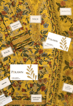 Embroidered Lawn 3 Piece Unstitched Suit BL-UF-4339-B - Summer Collection
