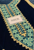 Embroidered Unstitched 3 Piece Velvet Suit IV-64-25 - Party Wear