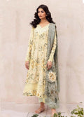 Embroidered Lawn 3 Piece Unstitched Suit YELLOW-IL-DL-09-Whisper-YELLOW - Summer Collection
