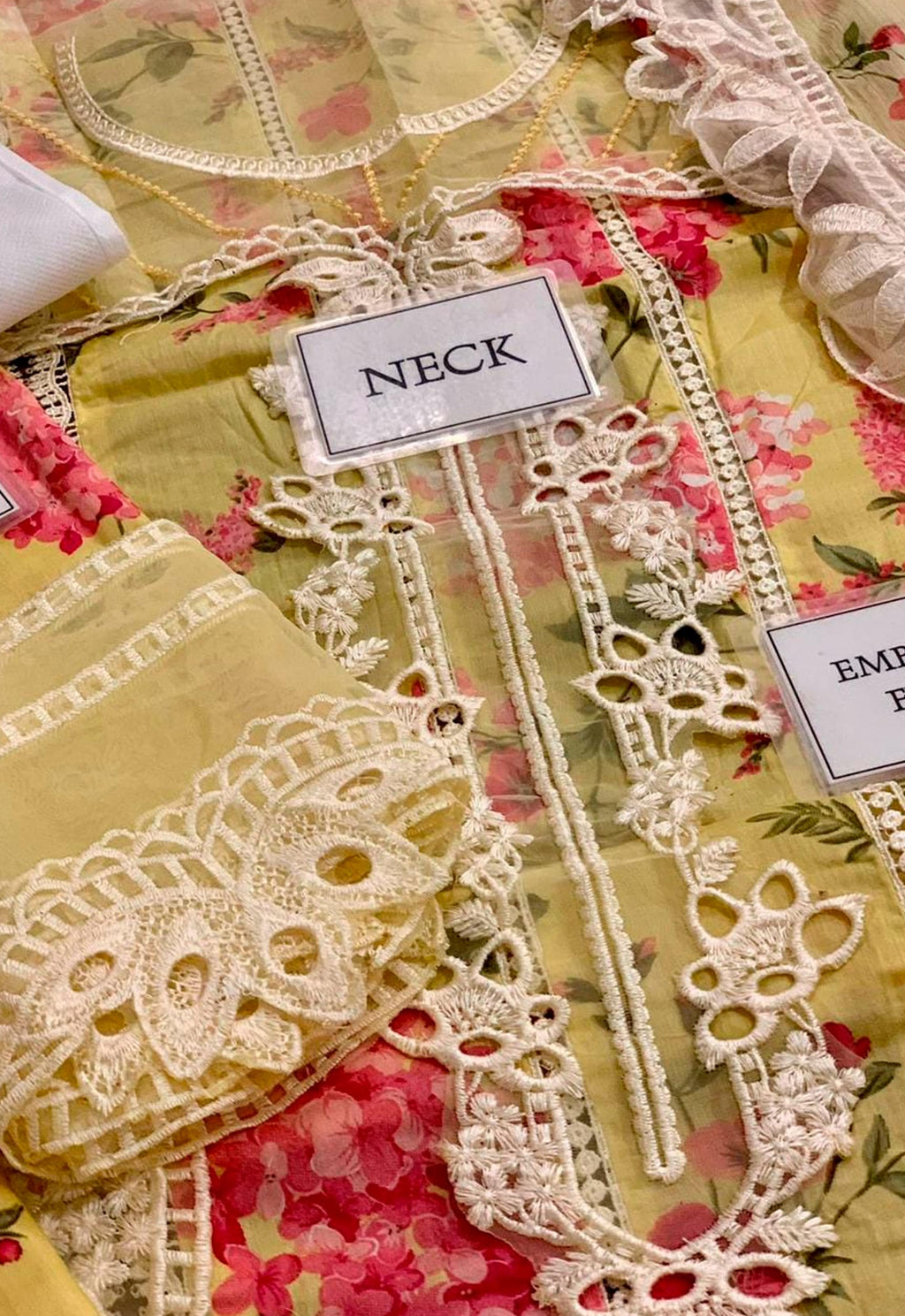 Embroidered Lawn 3 Piece Unstitched Suit CSSL-D03-A-25 - Summer Collection