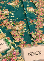 Embroidered Lawn 3 Piece Unstitched Suit EL-07A-STAY CURIOUS-25 - Summer Collection