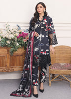 Embroidered Stitched 3 Piece Lawn Suit PD-24-101-B-Ready to Wear