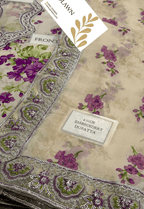 Embroidered Lawn 3 Piece Unstitched Suit ACL-EID-01-A - Summer Collection