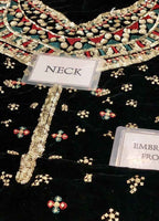 Embroidered Unstitched 3 Piece Velvet Suit JV-VF-2037 - Party Wear