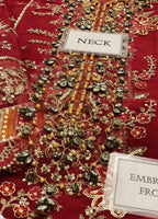 Embroidered Chiffon 3 Piece Unstitched Suit MBC-MPC-24-107 - Party Wear