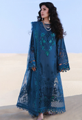 Embroidered Lawn 3 Piece Unstitched Suit NL-HU-NE-229 - Summer Collection