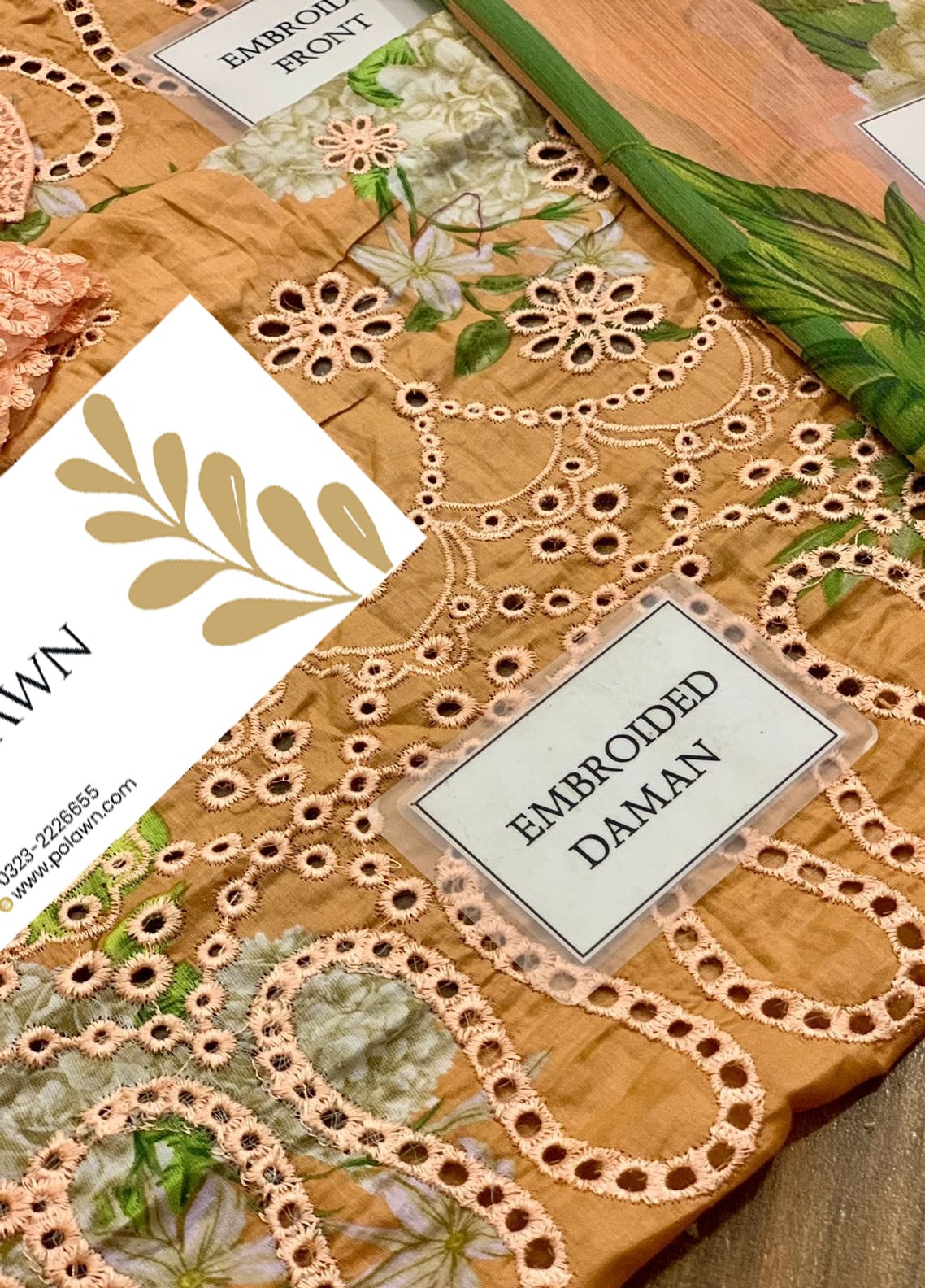 Embroidered Lawn 3 Piece Unstitched Suit  MBL-MPT-2602-A-25 - Summer Collection