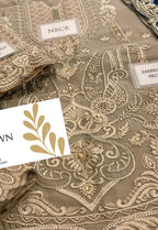 Embroidered Chiffon 3 Piece Unstitched Suit IPC-M-96-AMERIA - Party Wear