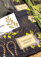 Embroidered Lawn 3 Piece Unstitched Suit  MBL-MPT-2602-B-25 - Summer Collection