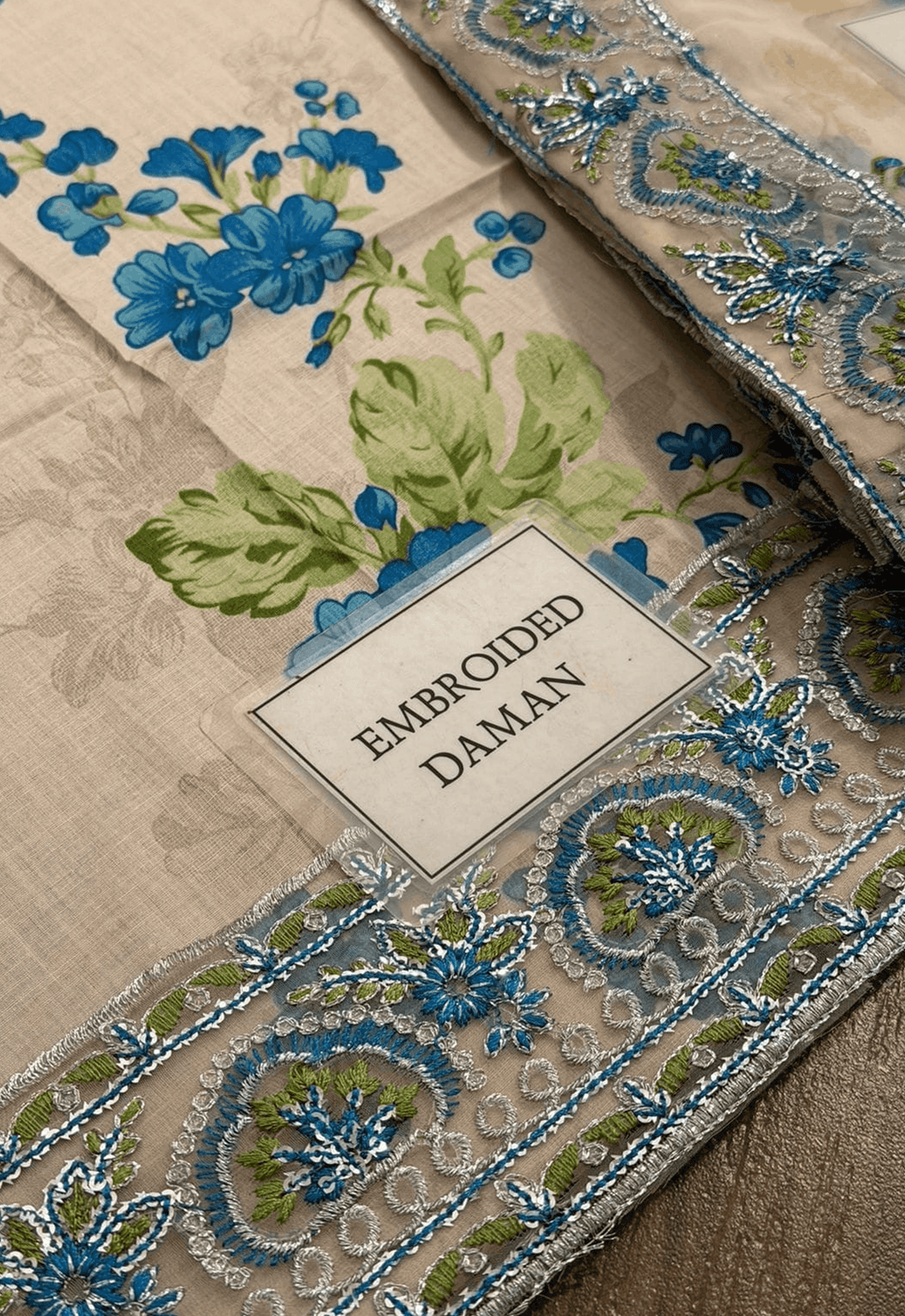 Embroidered Lawn 3 Piece Unstitched Suit ACL-EID-01-B - Summer Collection