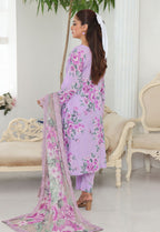 Husn By Polawn Embroidered Stitched 3 Piece Lawn Suit PD-25-431-B-Ready to Wear