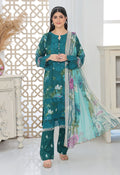 Husn By Polawn Embroidered Stitched 3 Piece Lawn Suit PD-25-432-B-Ready to Wear