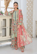 Husn By Polawn Embroidered Stitched 3 Piece Lawn Suit PD-25-433-B-Ready to Wear