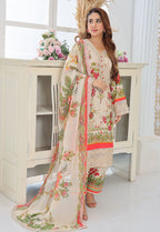 Naina By Polawn Embroidered Stitched 3 Piece Lawn Suit PD-25-438-A-Ready to Wear