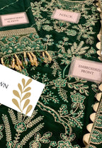Embroidered Chiffon 3 Piece Unstitched Suit SC-CT 25004-25 - Party Wear