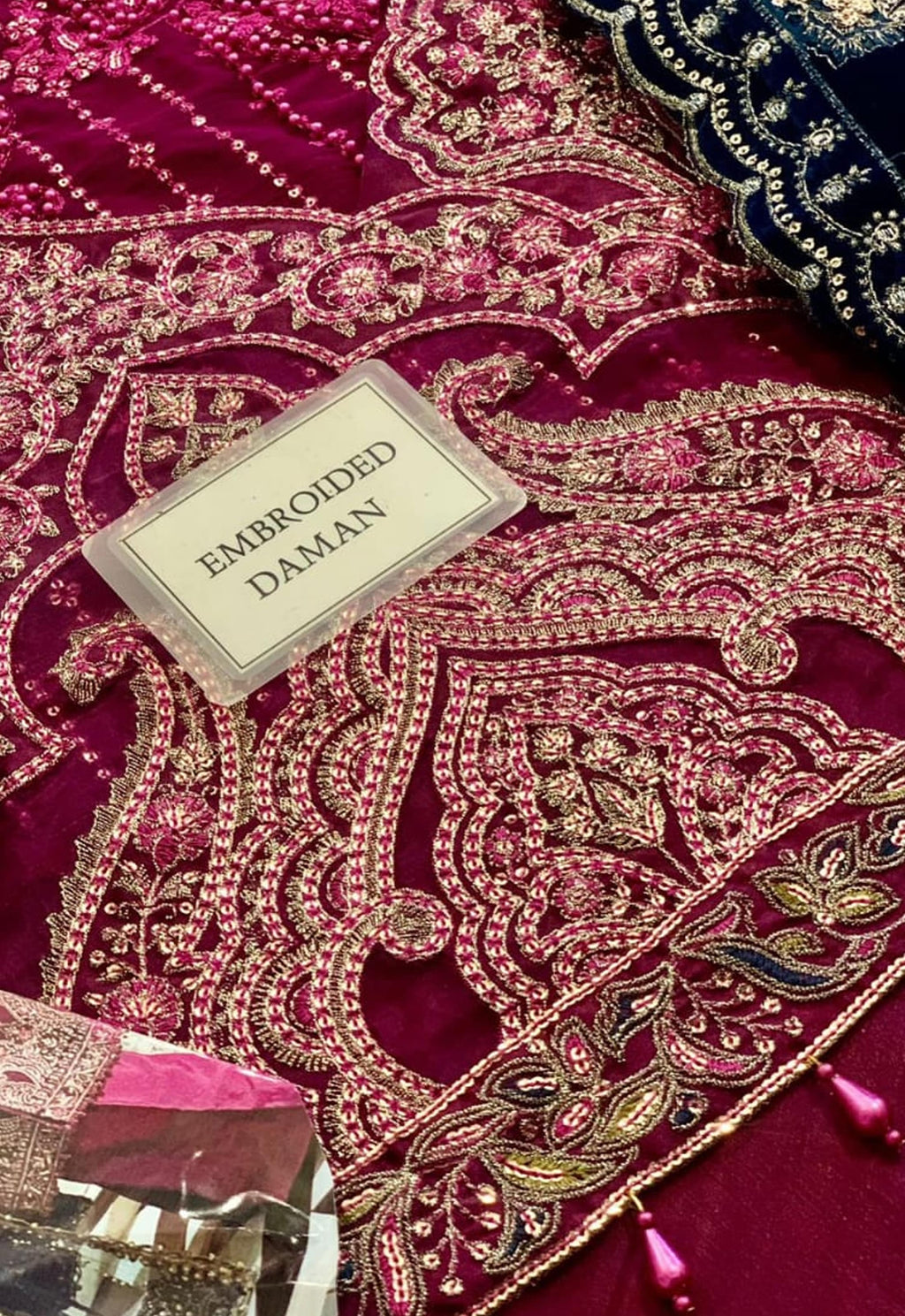 Embroidered Chiffon 3 Piece Unstitched Suit MBC-MPC-25-102 - Party Wear