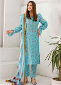 Printed Silk 3 Piece Unstitched Suit PL-CHAMEUSE-103-24 - Party Wear
