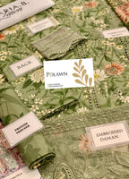 Embroidered Lawn 3 Piece Unstitched Suit MBL-MPT-2508-B-25 - Summer Collection