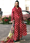 Embroidered Lawn 3 Piece Unstitched Suit MBL-MPT-3008-B-26 - Summer Collection