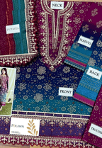 Embroidered Lawn 3 Piece Unstitched Suit NL-NP-700 - Summer Collection