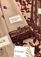 Embroidered Chiffon 3 Piece Unstitched Suit AJJMC-D11-23-Party Wear